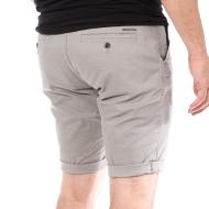 Short Gris Homme Paname Brothers Bermuda Chino vue 2