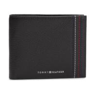Portefeuille Noir Homme Tommy Hilfiger Th Central Cc & Coin pas cher