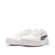 Baskets Blanches/Gris Femme Puma Carina 2.0 vue 6