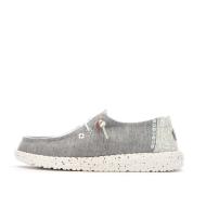 Chaussures Grise Chiné Femme Hey Dude Wendy Heathered Slub