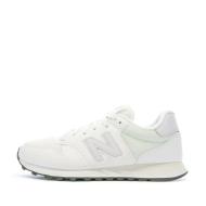 Basket Blanche/Verte pale Femme New Balance 500 pas cher