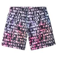 Pantalones cortos de natación O'Neill Cali para niños Negro/Rosa/Azul ver 2