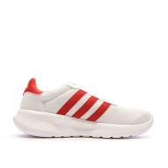 Baskets Blanches/Rouges Homme Adidas Lite Racer 3.0 vue 2