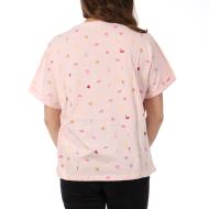 T-Shirt Rose Femme Teddy Smith Kady vue 2