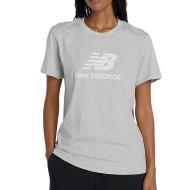 T-Shirt Gris Femme New Balance Sport Essentials pas cher