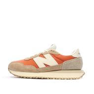 Baskets Écru/Orange Homme New Balance 237