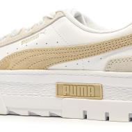 Baskets Blanc/Beige Femme Puma Mayze vue 7