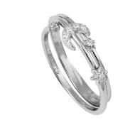 X3 Bagues Argent Femme Clio Blue BA1500 pas cher