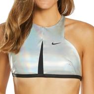 Haut de maillot de bain Noir/Gris Femme Nike NESS9327 pas cher
