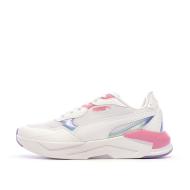Baskets Rose/Blanc Femme Puma Bouncy pas cher