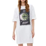 Robe Blanches Femme Adidas Tee Dress pas cher