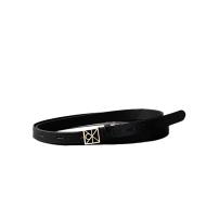 Ceinture Noire Femme Calvin Klein Jeans Emblem LV04F7048G pas cher