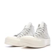 Baskets Grises Dentelle Femme Converse Chuck Taylor All Star Lift vue 7