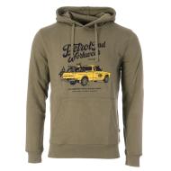 Sweat à Capuche Vert Homme Petrol Industries Hoode pas cher