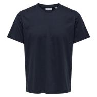 T-shirt Marine Homme Only & Sons Chinois