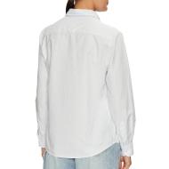 Chemise Bleu/Blanc Femme Tommy Hilfiger Oxford vue 2