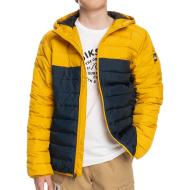 Doudoune Marine/Jaune Garçon Quiksilver Scaly pas cher