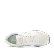 Basket Blanche/Verte pale Femme New Balance 500 vue 4