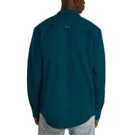 Chemise Vert Emeraude Homme Tommy Hilfiger Regular Flannel vue 2