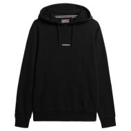 Sweat à Capuche Noir Homme Superdry Plain Hood pas cher