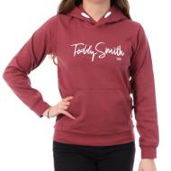 Sweat à Capuche Bordeaux Garçon Teddy Smith Evry