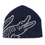 Bonnet Marine/Blanc Homme Lacoste Broderie