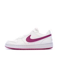 Baskets Blanche/Prune Femme Nike Court Borough Low Recraft pas cher