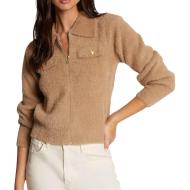 Gilet Zippé Marron Femme Morgan DOMI