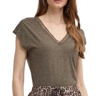 T-shirt Kaki Femme Morgan DEKISS