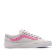 Baskets Blanc Ivoire/Rose Mixte Vans Style 36 vue 2