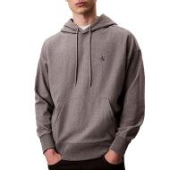 Sweat à Capuche Gris Homme Calvin Klein Jeans Premium Terry pas cher