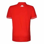Polo Rouge Homme Kappa Barli vue 2