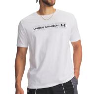 T-shirt Blanc Foncé Homme Under Armour Camo Chest Stripe pas cher