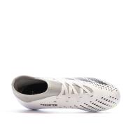 Chaussures de football Blanc/Noir Garçon Adidas Predator Accuracy.4 vue 4