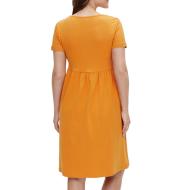 Robe Orange Femme Mamalicious Sandra vue 2