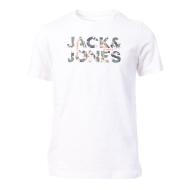 T-shirt Blanc Garçon Jack and Jones Tech