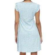 Robe de Grossesse Bleu Femme Mamalicious Flora vue 2