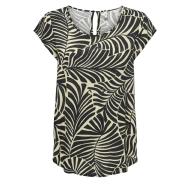 Blouse Beige/Noir à motifs Femme Only Nova