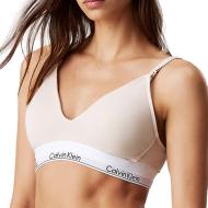 Soutien Gorge Beige Femme Calvin Klein Jeans Sandshell pas cher