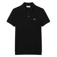 Polo Noir Femme Lacoste Polo Regular Fit pas cher