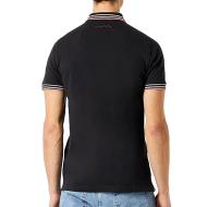 Polo Noir/Rouge Homme Teddy Smith Pasian vue 3
