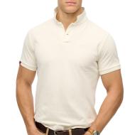 Polo Blanc Homme Superdry Vint Destroy pas cher