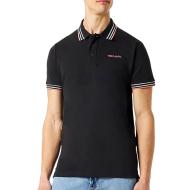 Polo Noir/Rouge Homme Teddy Smith Pasian vue 2