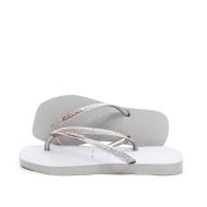 Tongs Grises Femme Havaianas Hav Square Glitter Ice pas cher