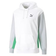 Sweat à Capuche Blanc Homme Puma Classics Block pas cher