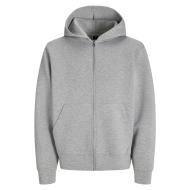 Sweat Zippé Gris Homme Jack & Jones Cover Scuba vue 3