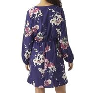 Robe Violette à Motifs Femme Vero Moda Hilah vue 2