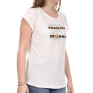 T-shirt Blanc Femme Teddy Smith Toby