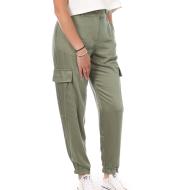 Pantalon Fluide Kaki Femme Lee Cooper Okarta