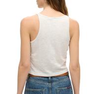 Débardeur Blanc Chiné Femme Superdry Superdry Ruched vue 2